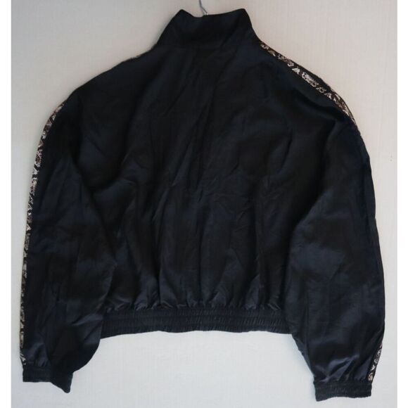 Adidas Originals HT5987 Women's Sz XL Black Snake Print Windbreaker Jacket - Picture 9 of 9